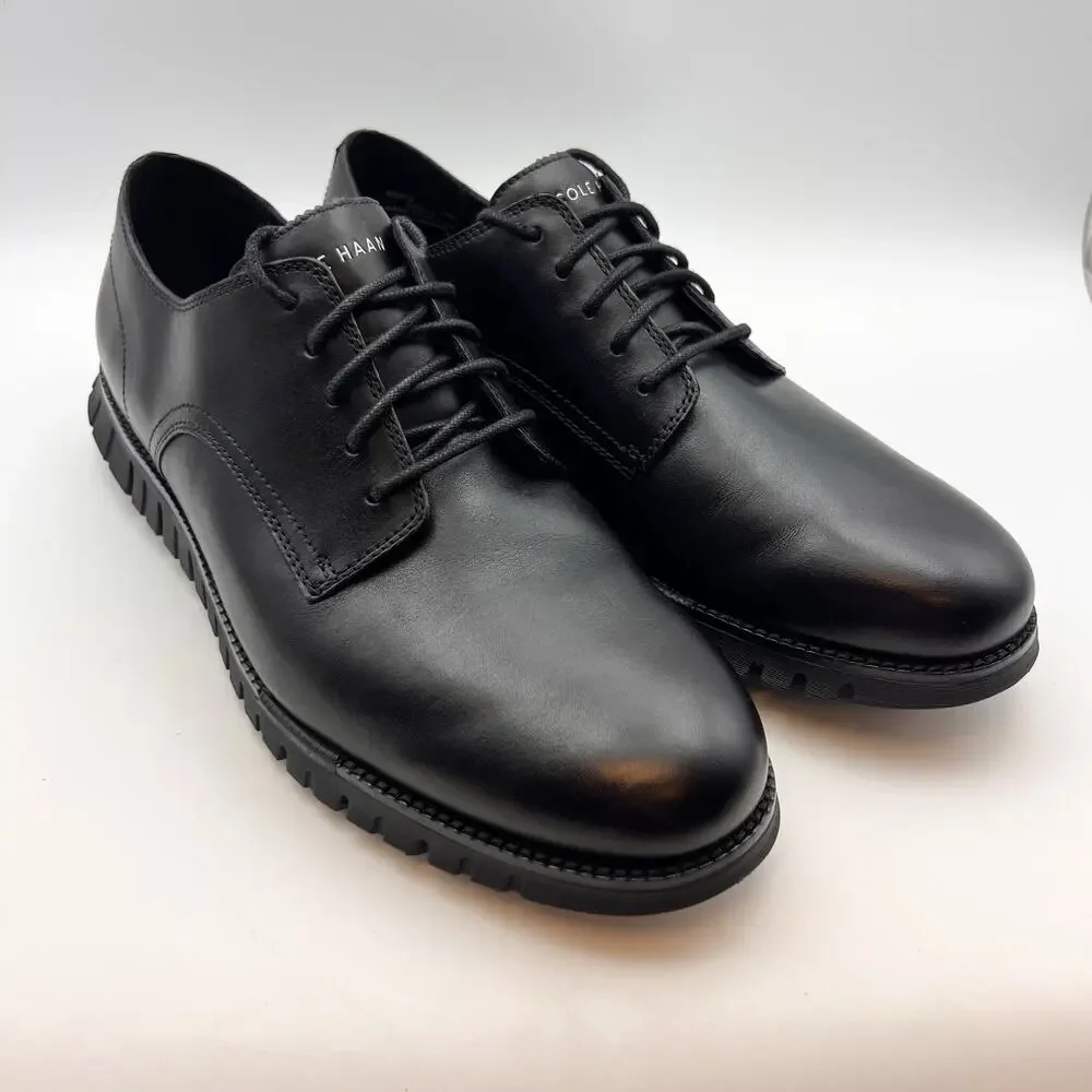 Cole Haan Mens Grand Atlantic Oxford Shoes Size 11 Black Leather NWOB